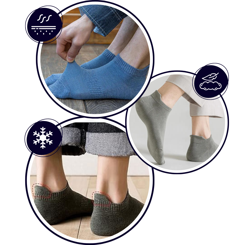 Calzini alla caviglia Comfort Supremo Uomo - Ozerty