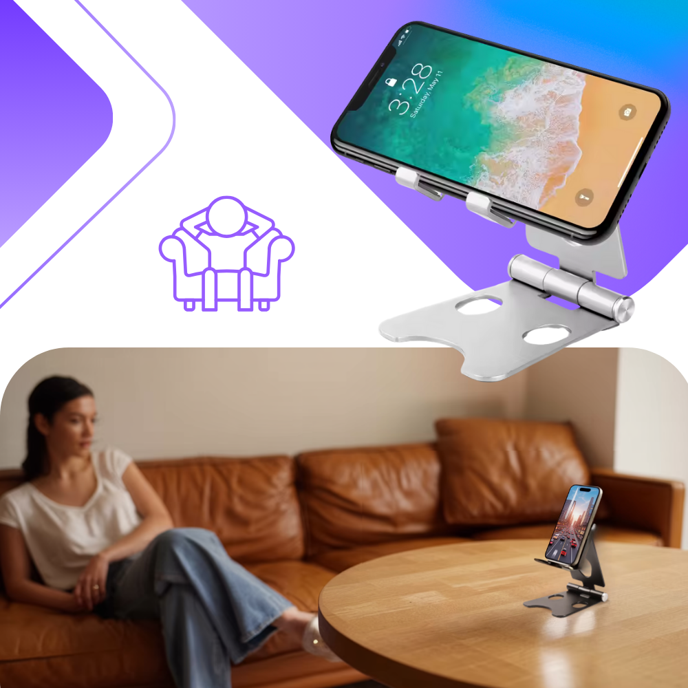 NO LONGER PRODUCTION Rotating and Folding Phone Stand