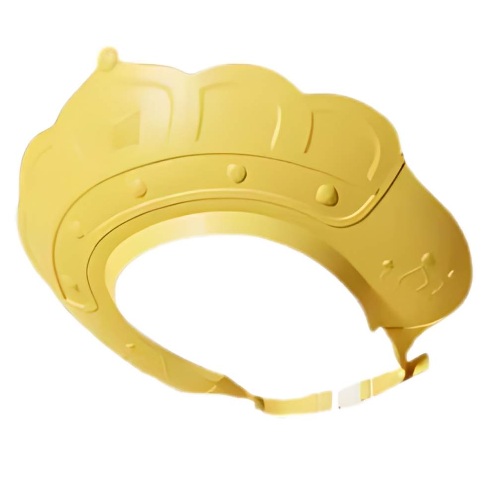 Cuffia da Doccia Protettiva per Bambini Anti-Lacrime -Giallo - Ozerty