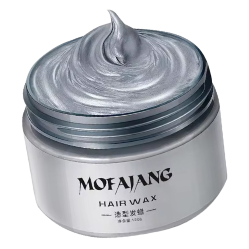 Cera Colorata per Capelli Temporanea -Grigio - Ozerty