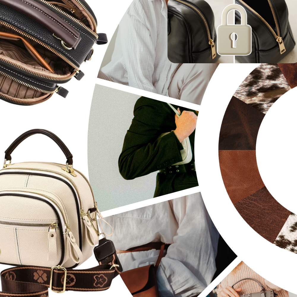 Borsa a tracolla vegana senza tempo - Ozerty