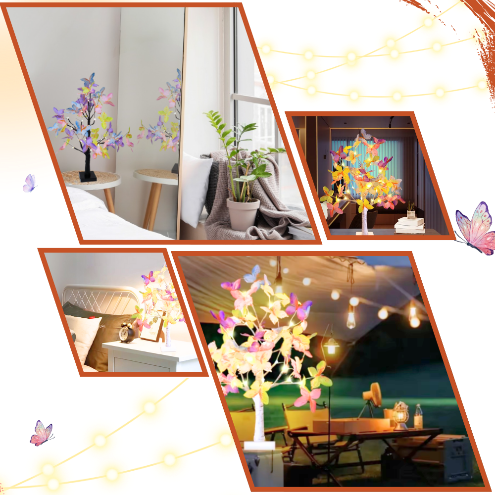 Albero con Luci Pastello - Ozerty