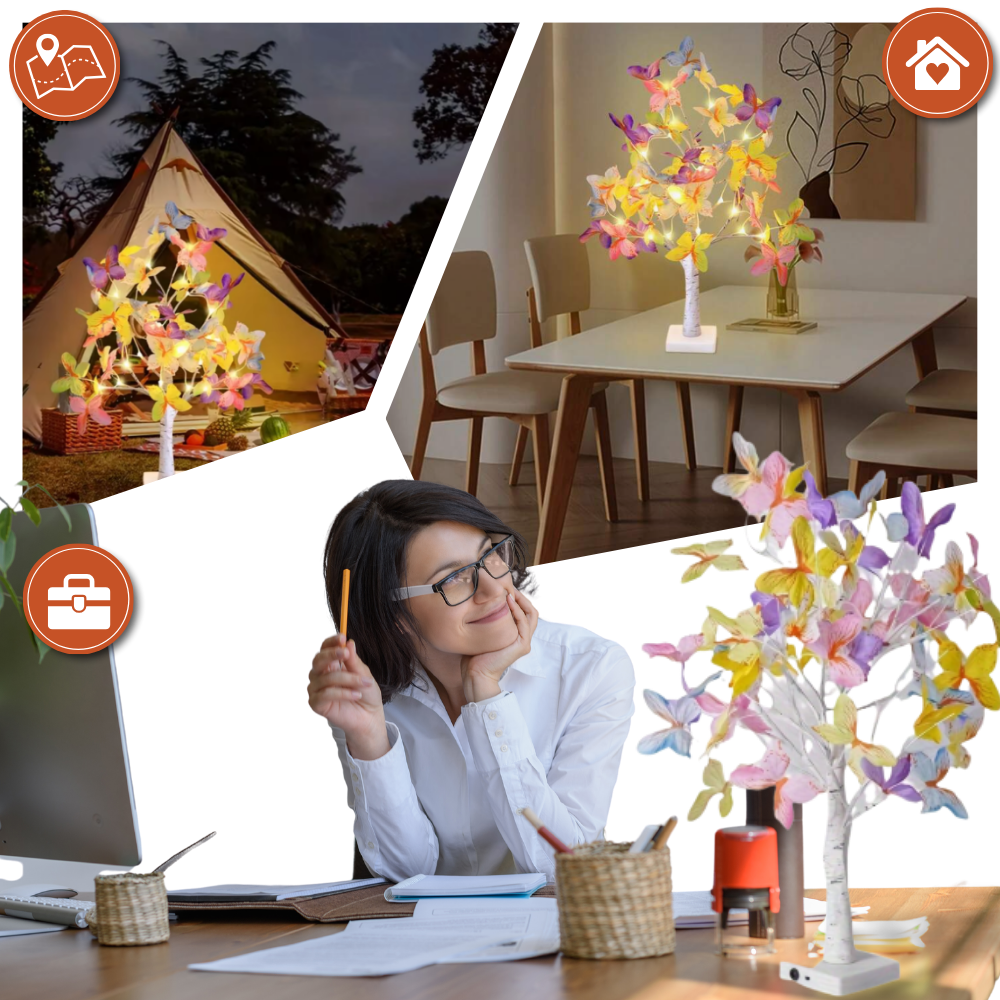 Albero con Luci Pastello - Ozerty