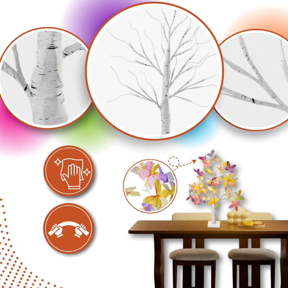 Albero con Luci Pastello - Ozerty