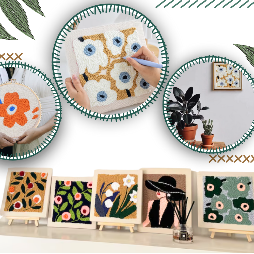 Kit per Uncinetto con Aghi e Fili - Ozerty