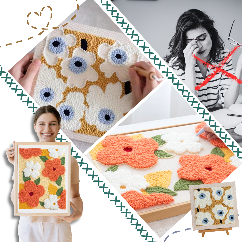 Kit per Uncinetto con Aghi e Fili - Ozerty