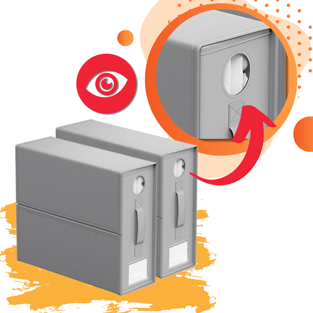 Organizzatore a Cubo con Apertura Trasparente - Ozerty