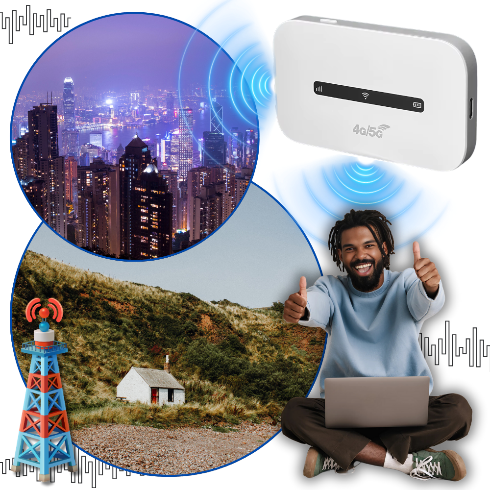 Wi-Fi portatile di ultima generazione - Ozerty