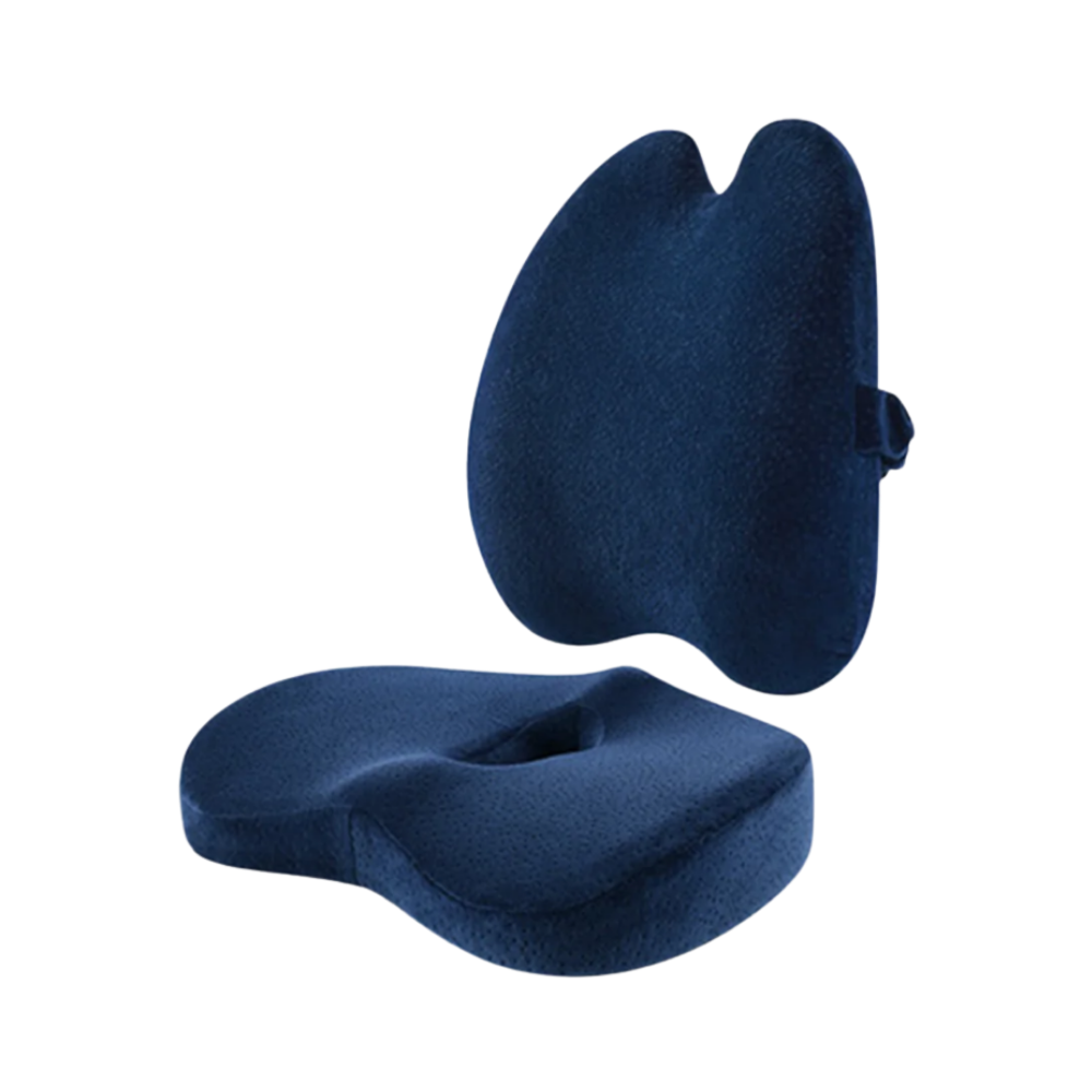Cuscino in Memory Foam ultra-confortevole -Blu - Ozerty