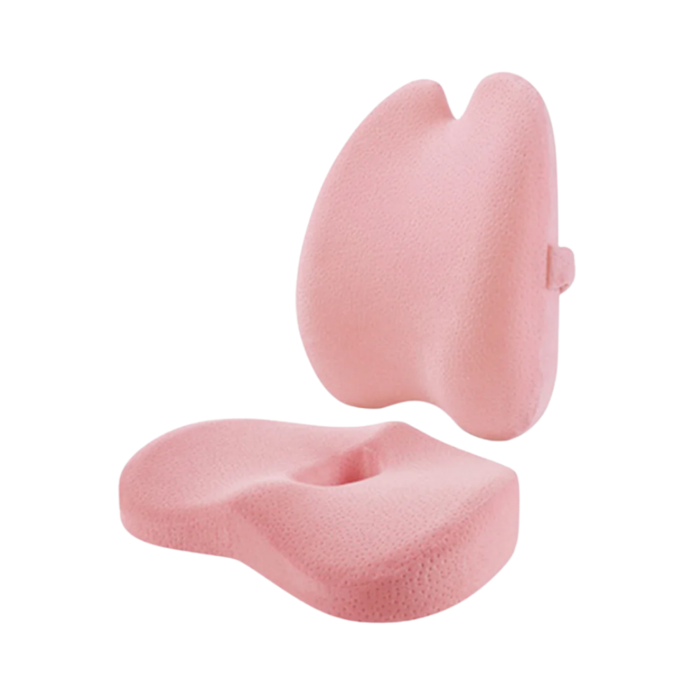 Cuscino in Memory Foam ultra-confortevole -Rosa - Ozerty