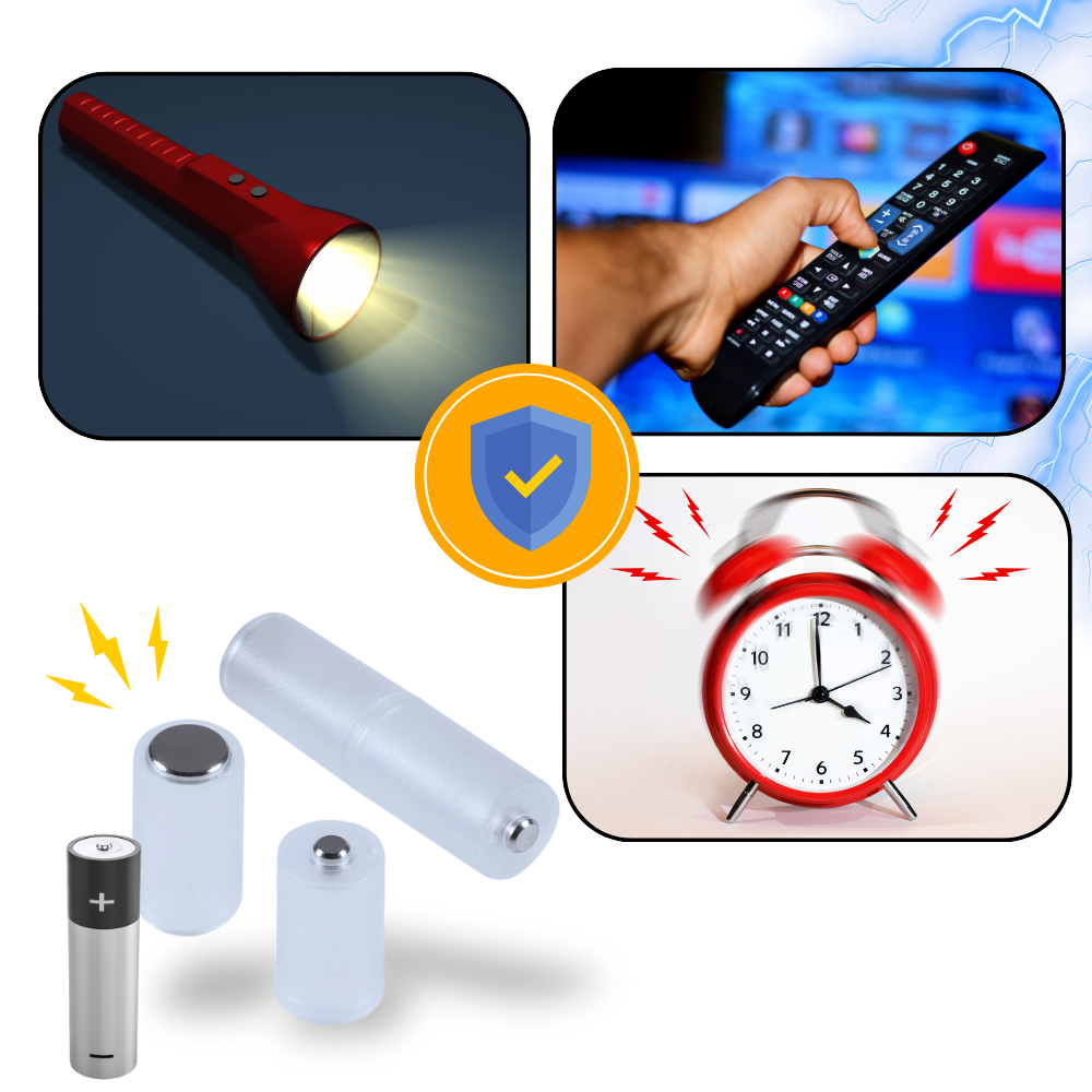 Convertitore universale di batterie da AAA a AA - Ozerty