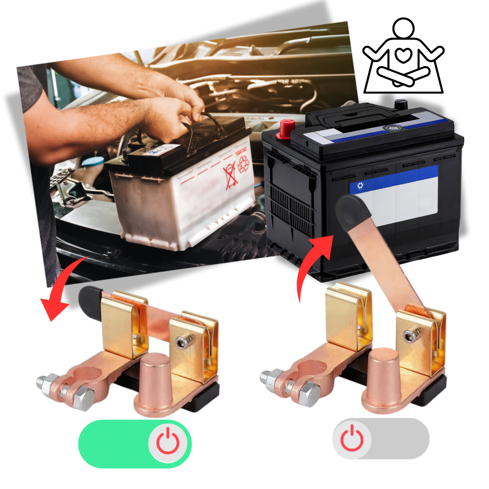 Sezionatore di Batteria Universale per Auto - Ozerty