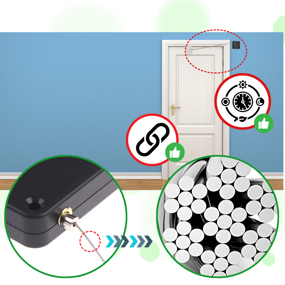 Chiudiporta Automatico a Compatibilità Universale - Ozerty