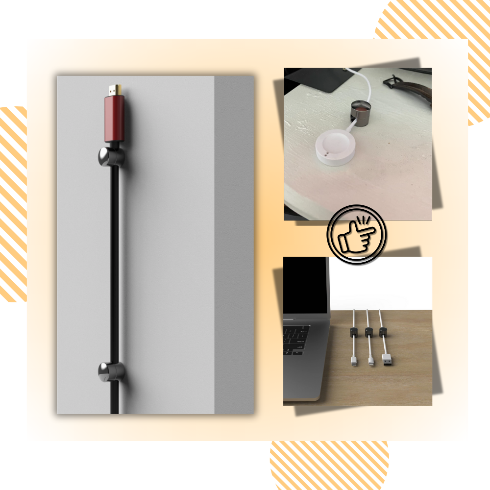 Organizzatore Universale di Cavi da Scrivania - Ozerty