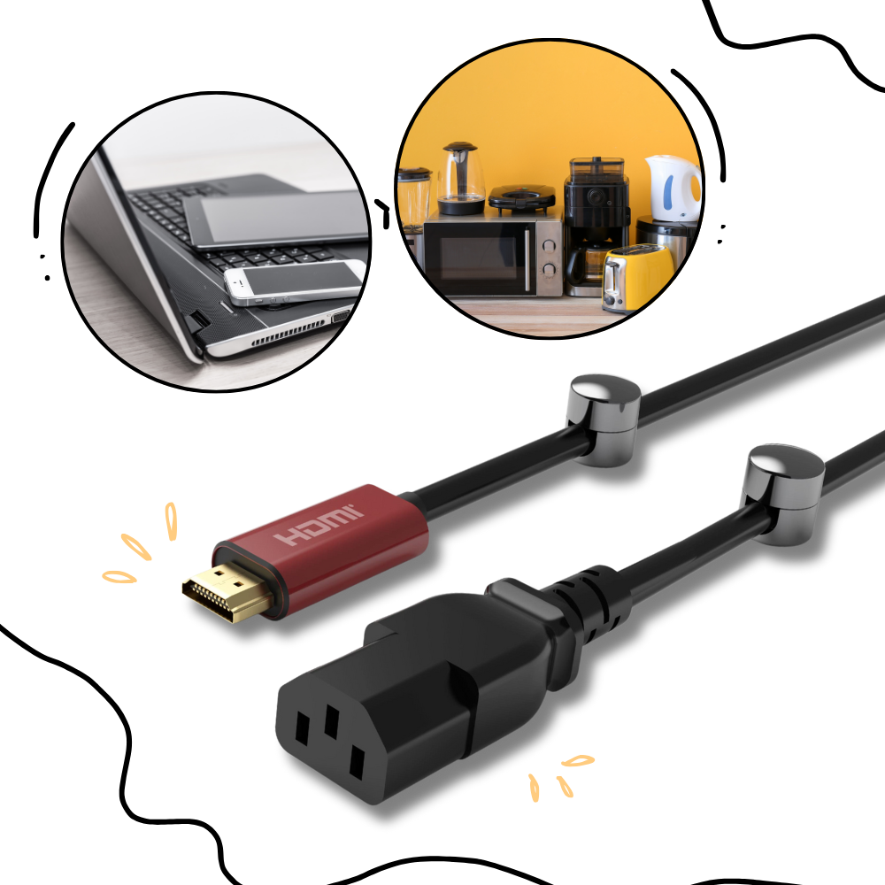 Organizzatore Universale di Cavi da Scrivania - Ozerty