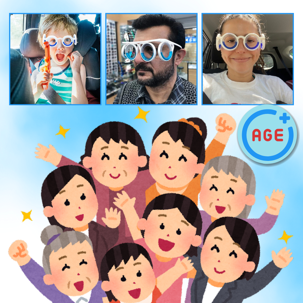 Occhiali Antivertigine Misura Universale - Ozerty