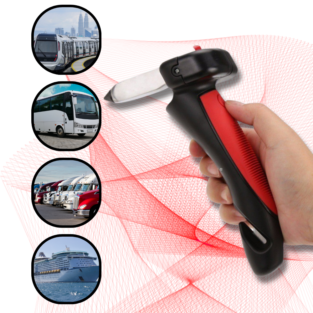 Versatile martello di sicurezza per auto - Ozerty