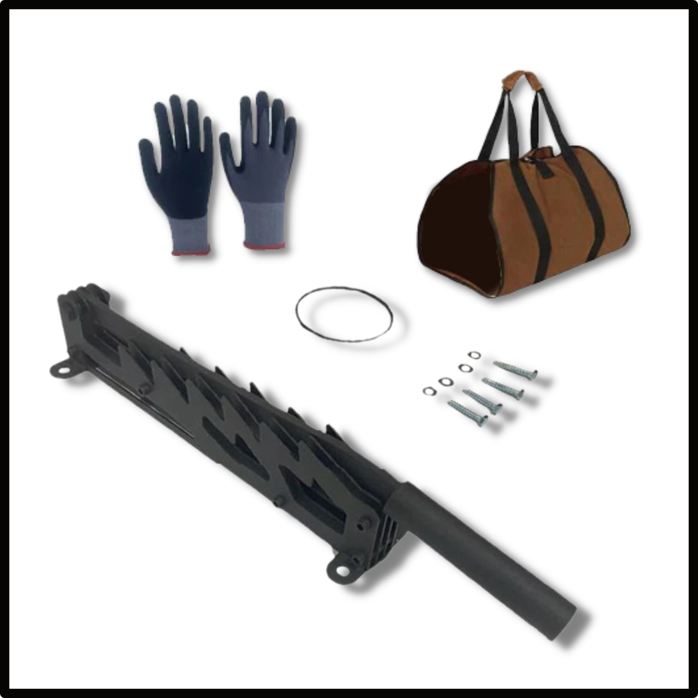 Spaccalegna da parete per legna da ardere - Ozerty