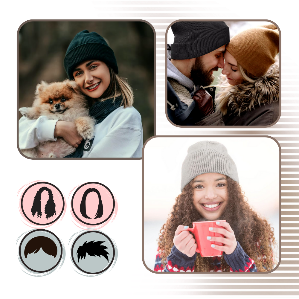 Berretto Lavorato a Maglia e Foderato in Raso - Ozerty