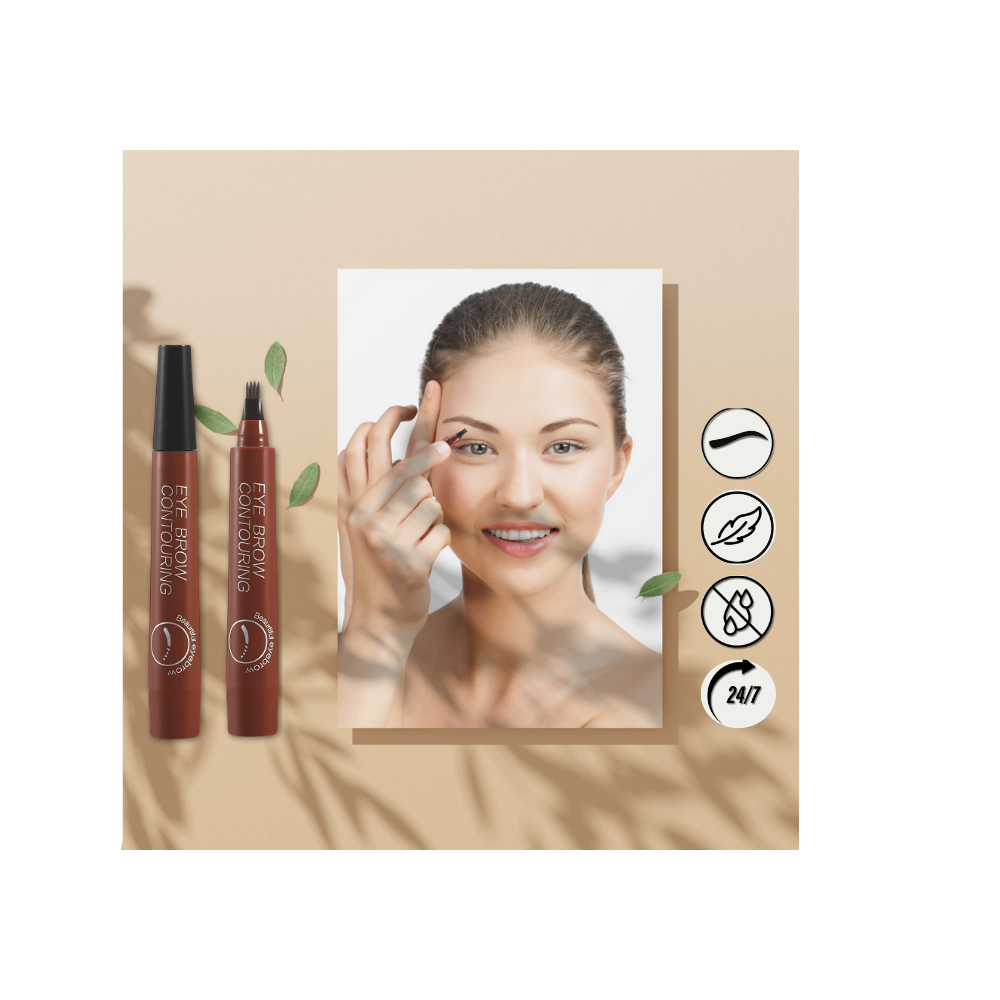 Matita liquida per sopracciglia con formula waterproof - Ozerty