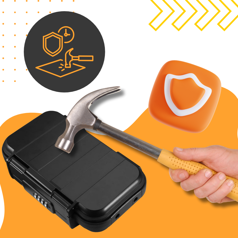 Piccolo contenitore impermeabile con serratura - Ozerty