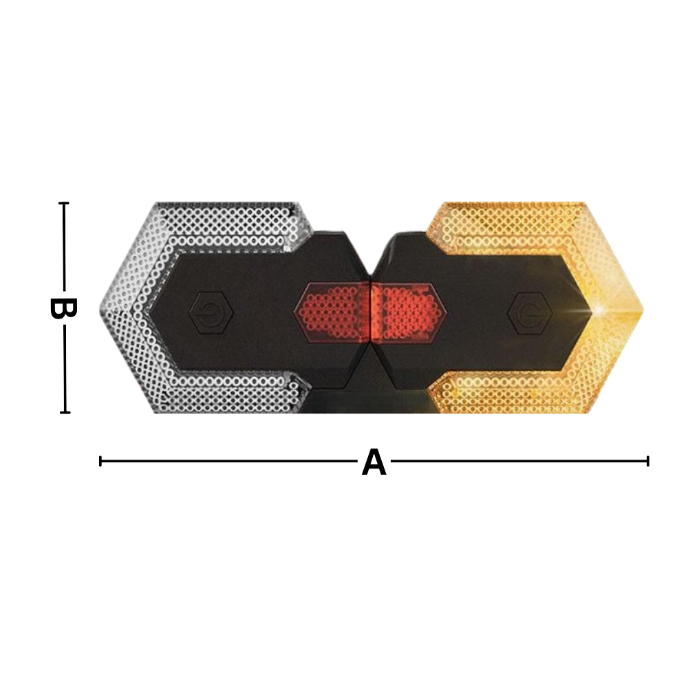 Indicatori luminosi wireless per biciclette - Ozerty