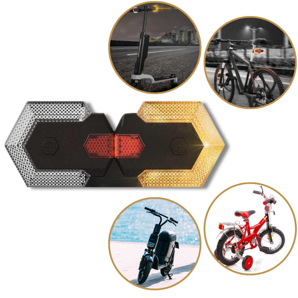 Indicatori luminosi wireless per biciclette - Ozerty