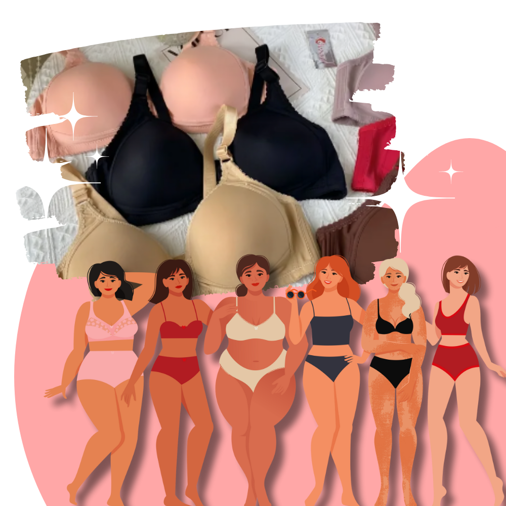 Reggiseno push up senza fili per taglie forti - Ozerty