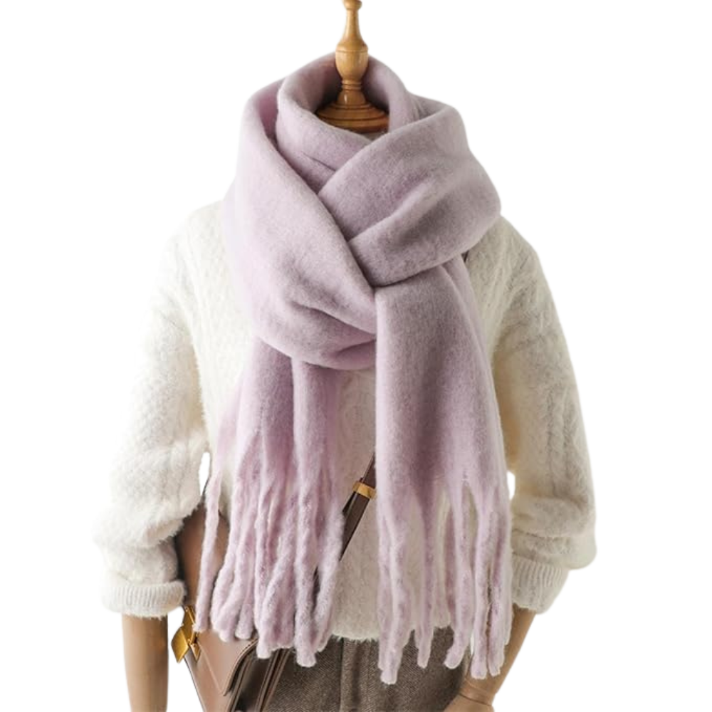 Sciarpa da donna Cozy Elegance -Viola sognante - Ozerty