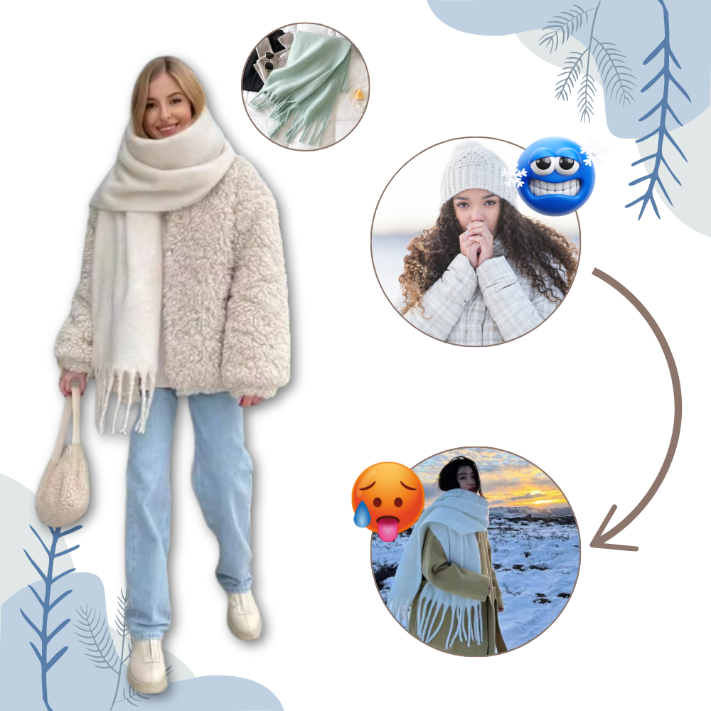 Sciarpa da donna Cozy Elegance - Ozerty