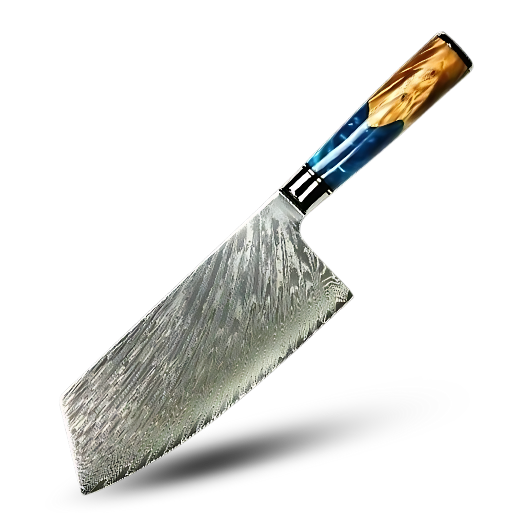 Coltelli giapponesi della serie Mare Giallo -Nakiri - Coltello mannaia 32 cm - Ozerty