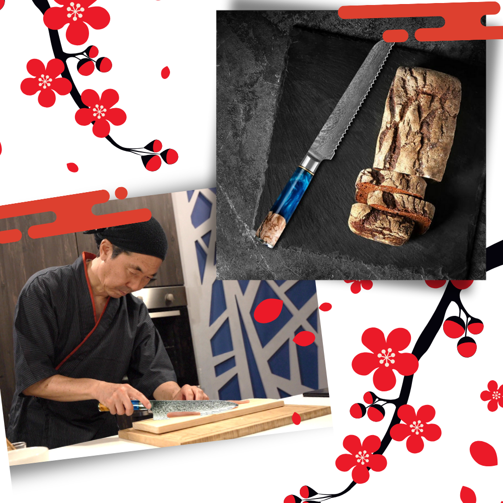 Coltelli giapponesi della serie Mare Giallo - Ozerty