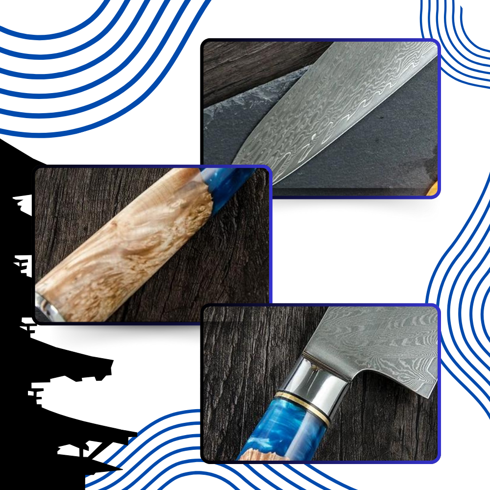 Coltelli giapponesi della serie Mare Giallo - Ozerty