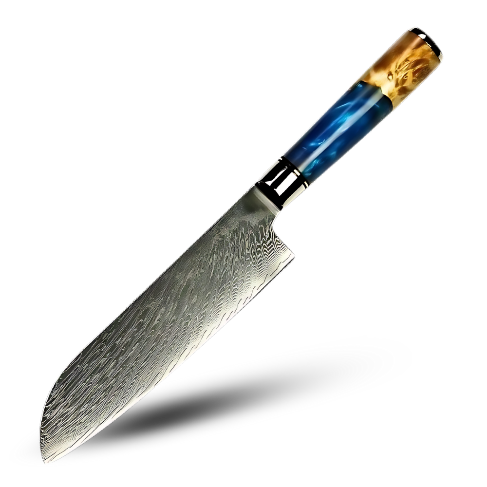 Coltelli giapponesi della serie Mare Giallo -Nakiri - Coltello mannaia 17 cm - Ozerty