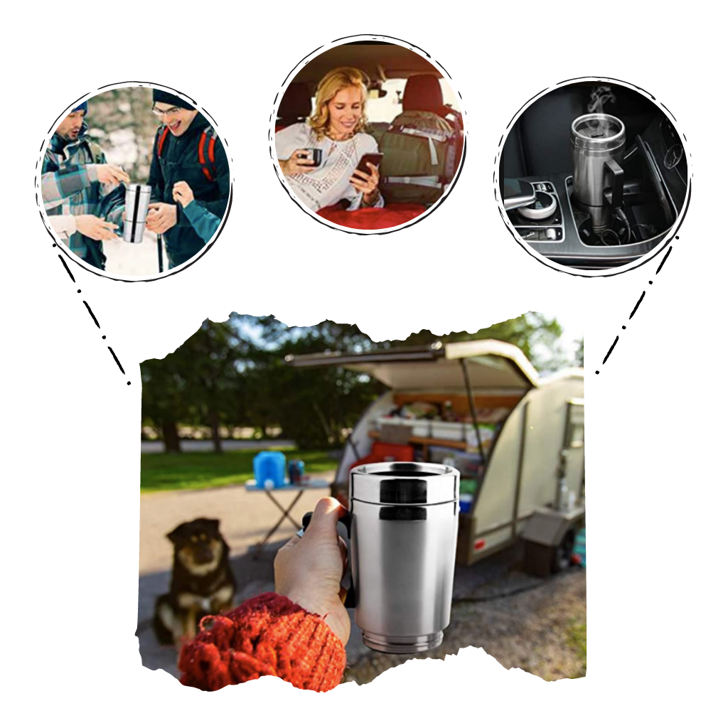 Tazzo Bollitore d'acqua per auto 300ml - Ozerty