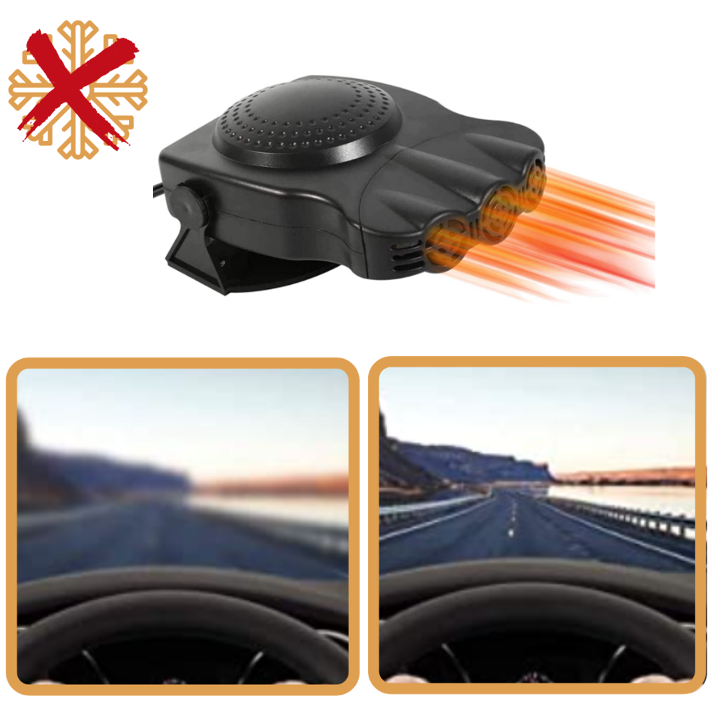 Dispositivo di sbrinamento e disappannamento per auto