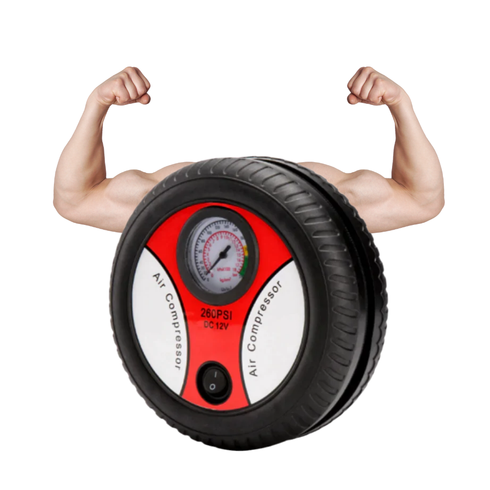 Compressore d'aria portatile per pneumatici auto - Ozerty