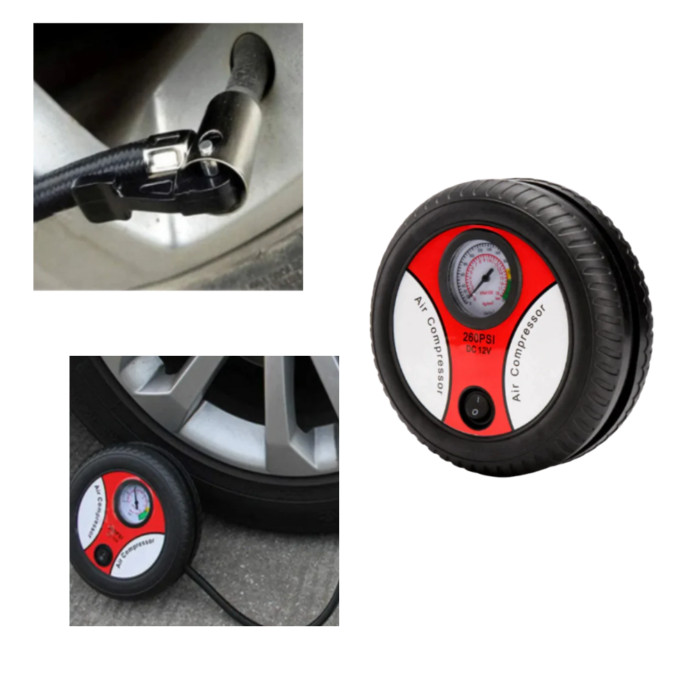 Compressore d'aria portatile per pneumatici auto - Ozerty