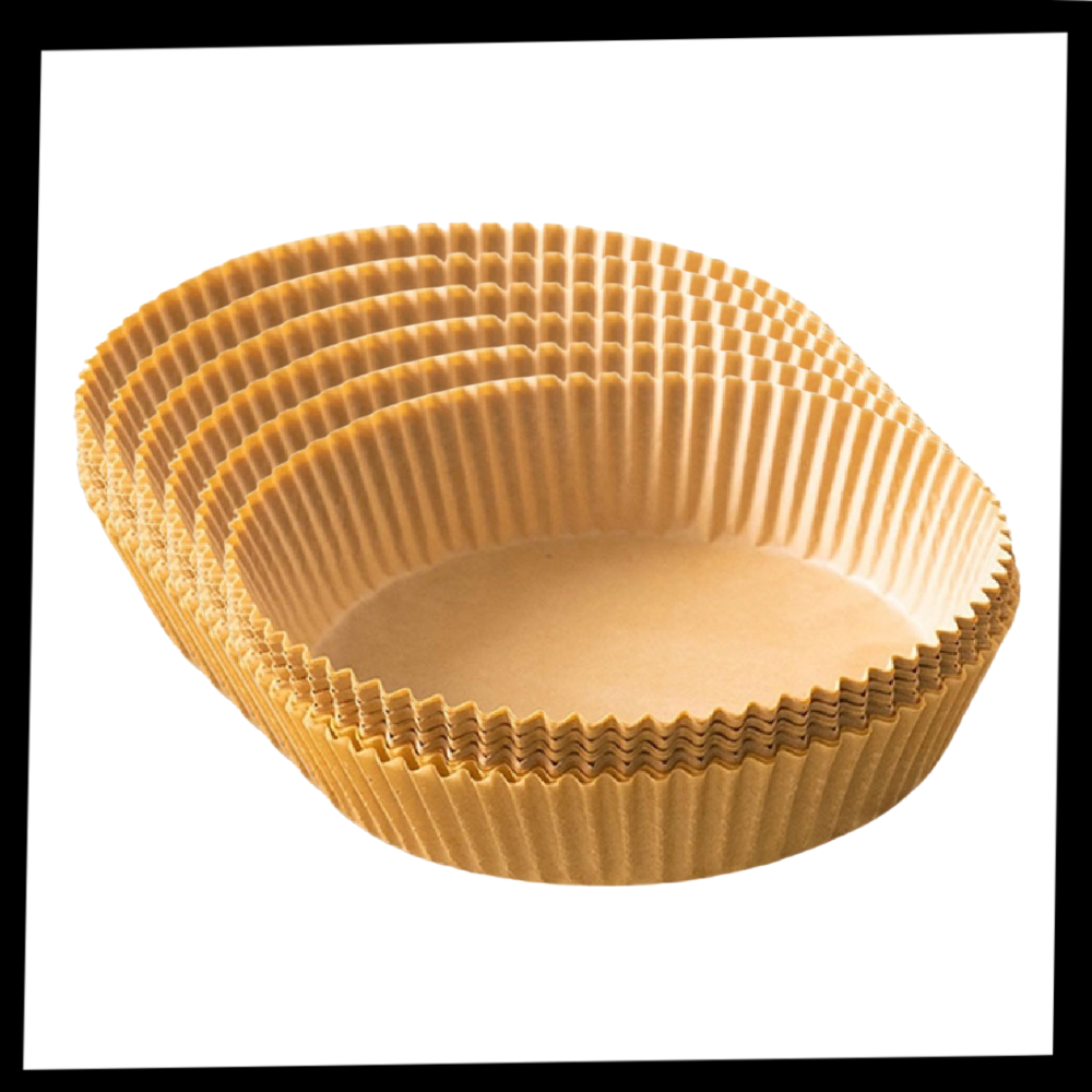 Confezione di rivestimenti di carta per friggitrice ad aria monouso - Ozerty