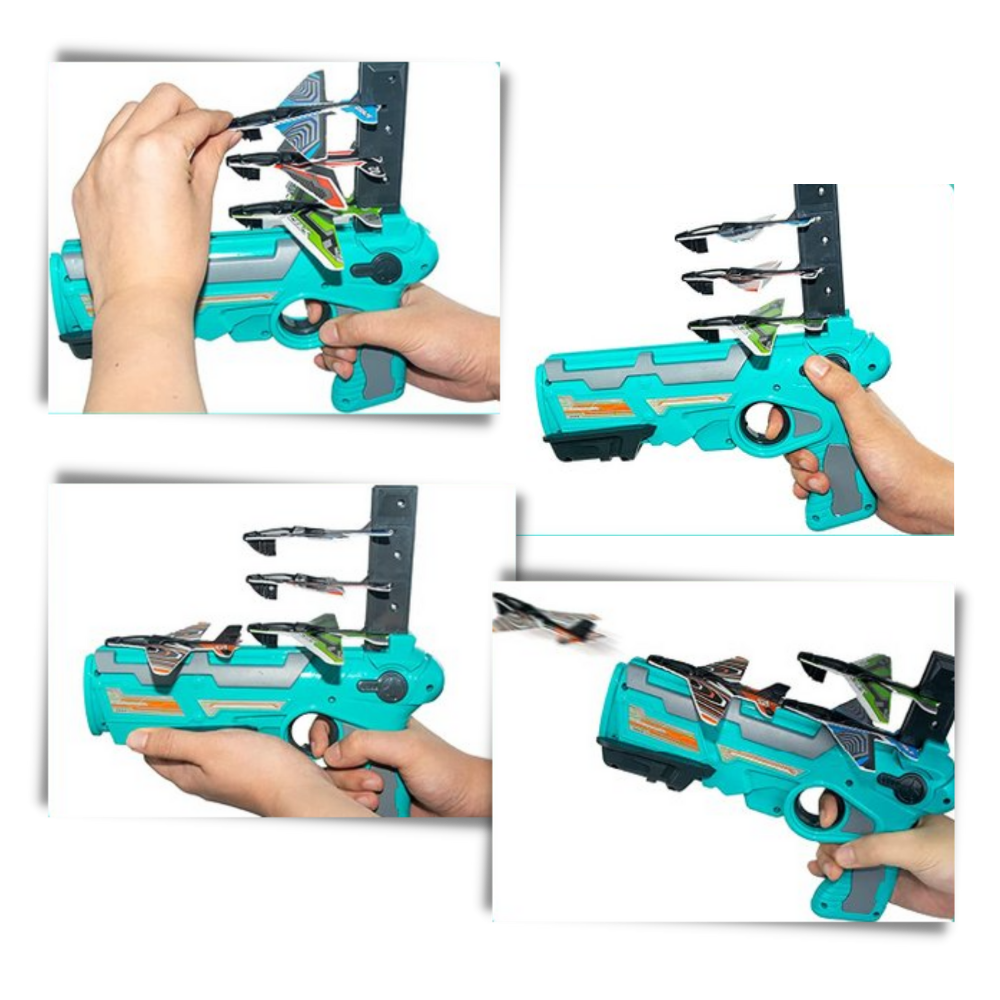 Catapulta aeroplano giocattolo