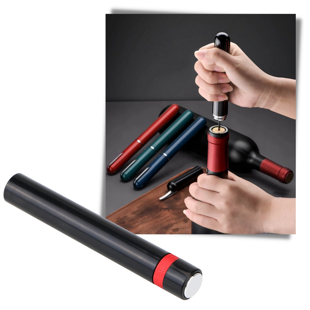 Pompa ad aria per rimuovere i tappi di sughero del vino - Ozerty