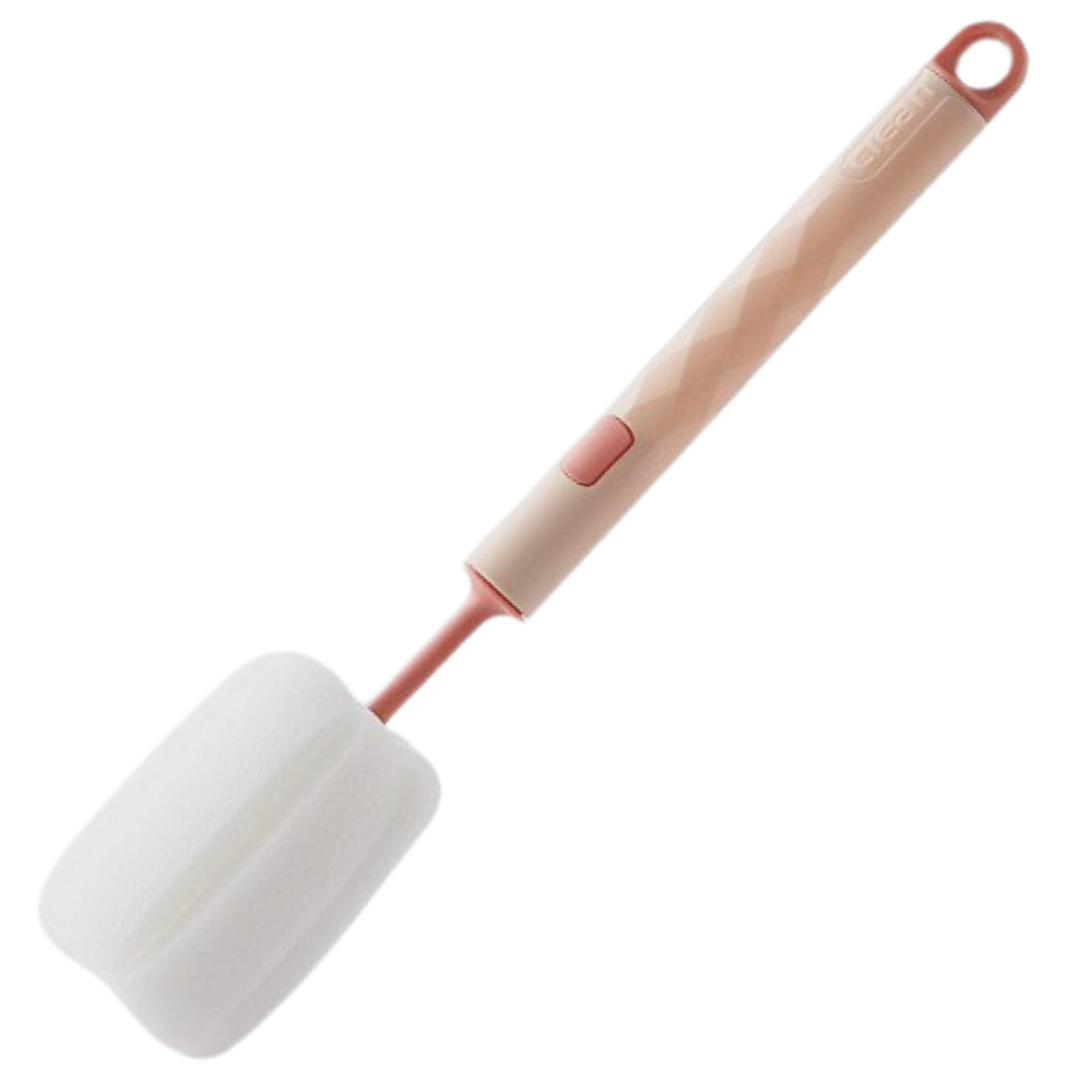 Sponge brush for baby bottles