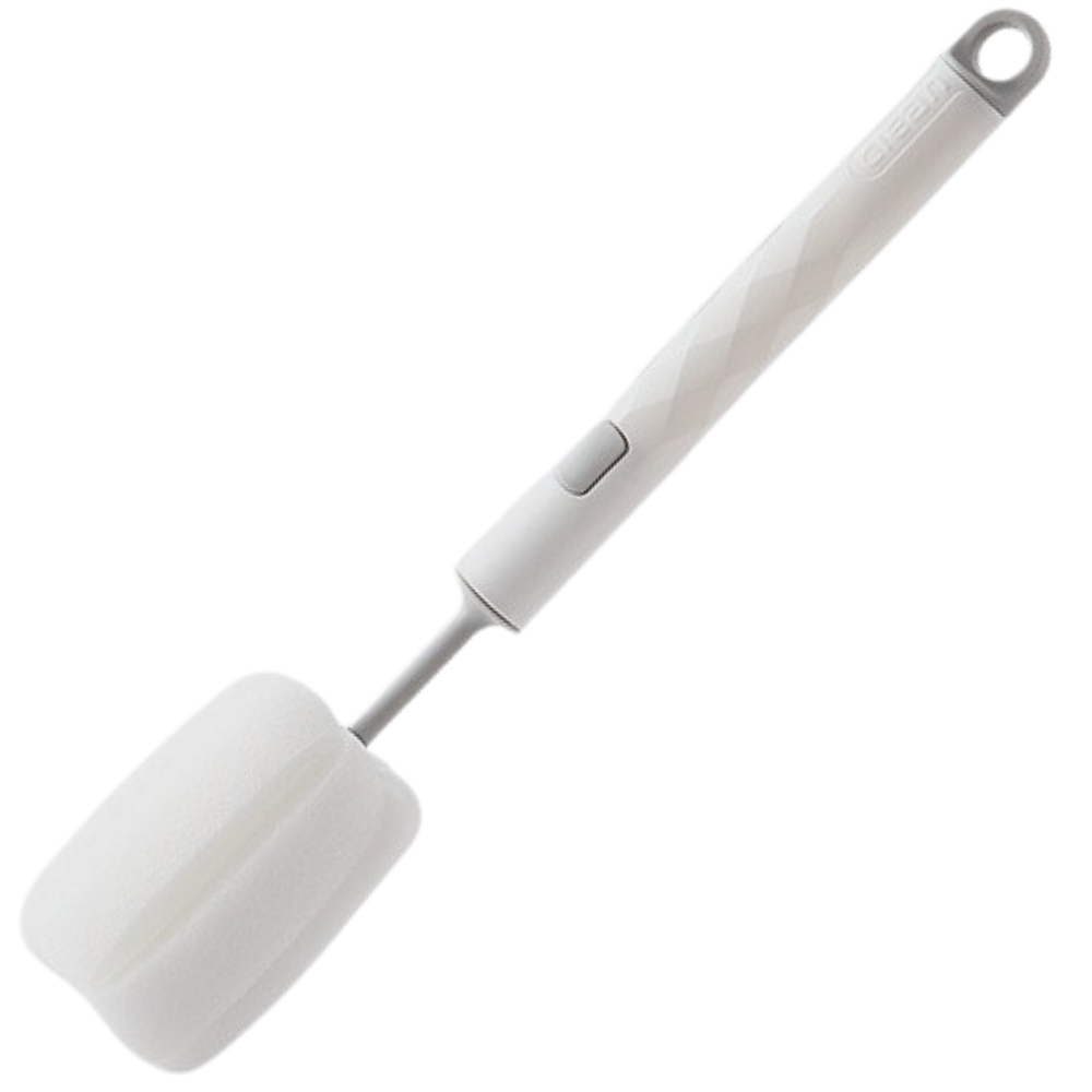 Sponge brush for baby bottles