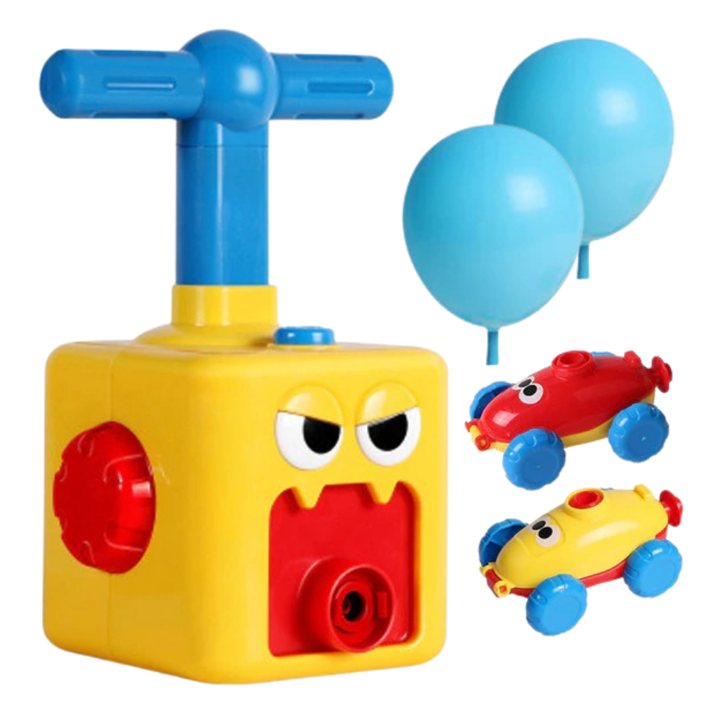 Toy car balloon launcher