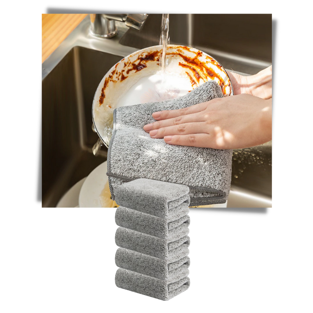 Canovaccio assorbente in microfibra di bambù - Ozerty