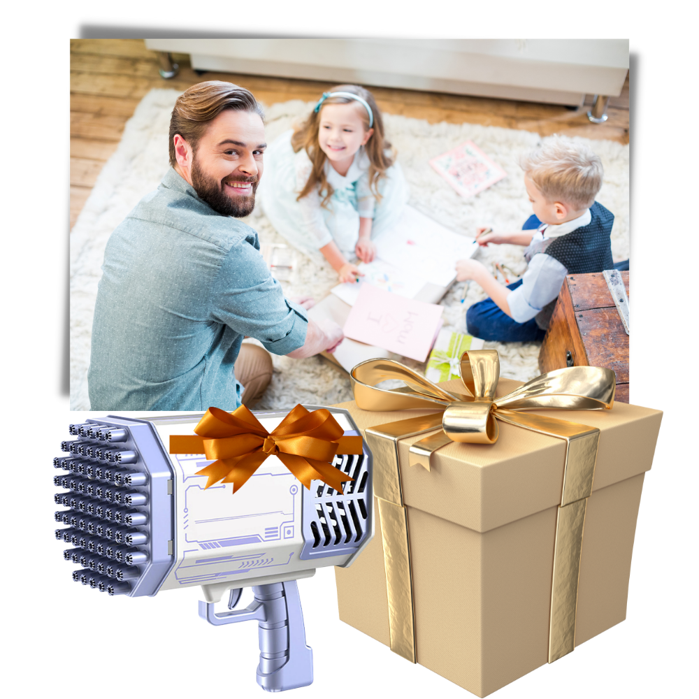 Soffiatore di bolle a 69 fori bazooka - Ozerty