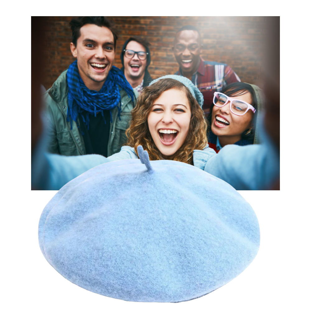 Berretto classico da donna in lana - Ozerty