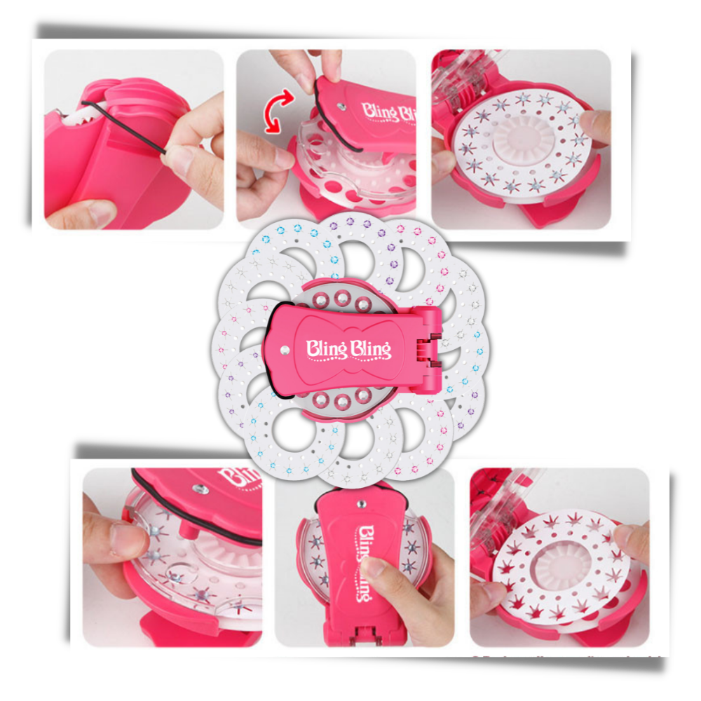 Kit di pinzatura diamantata per capelli e vestiti