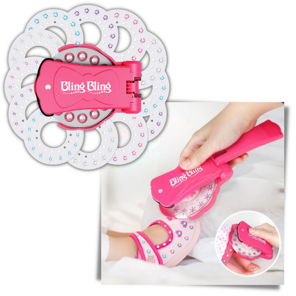 Kit di pinzatura diamantata per capelli e vestiti - Ozerty