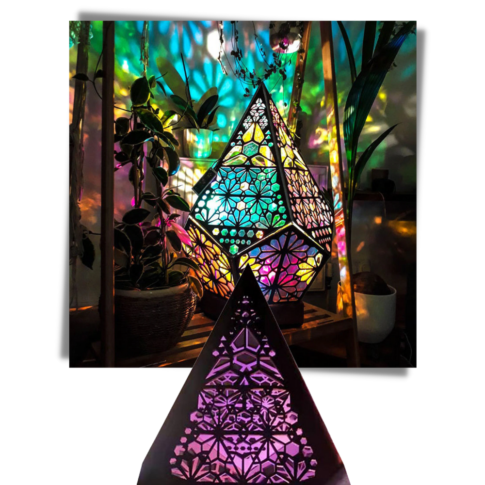 Lampada da terra a LED in stile boemo - Ozerty